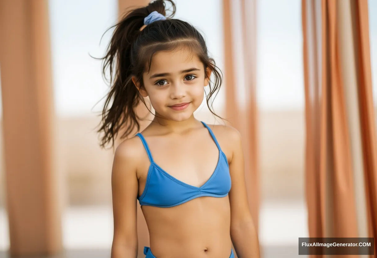 young female girl wearing swimsuit - Image