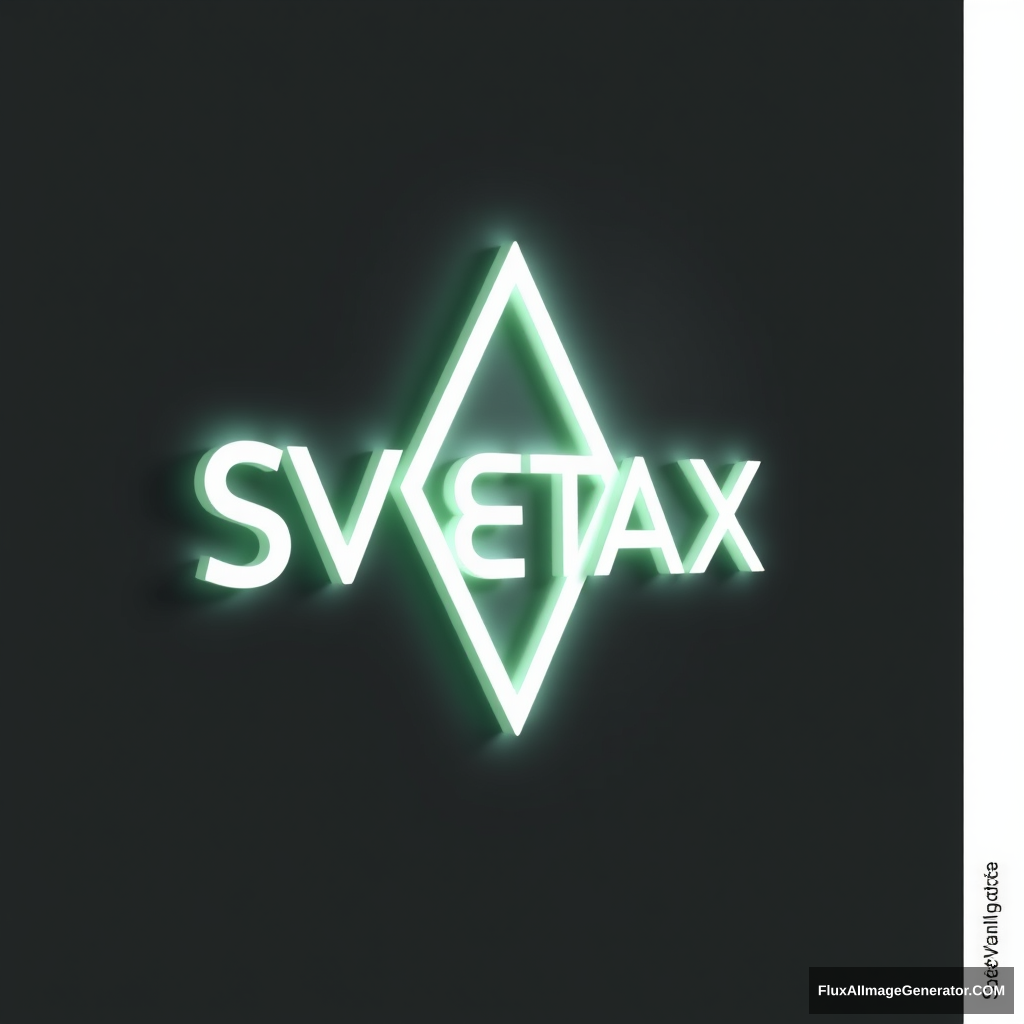 Creative "SVETAX" Led luminaire logo