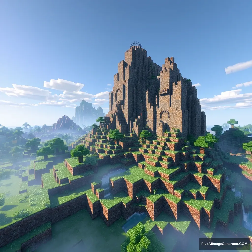 'minecraft, real, 4k, Realistic lighting, real terrain, Reality' - Image