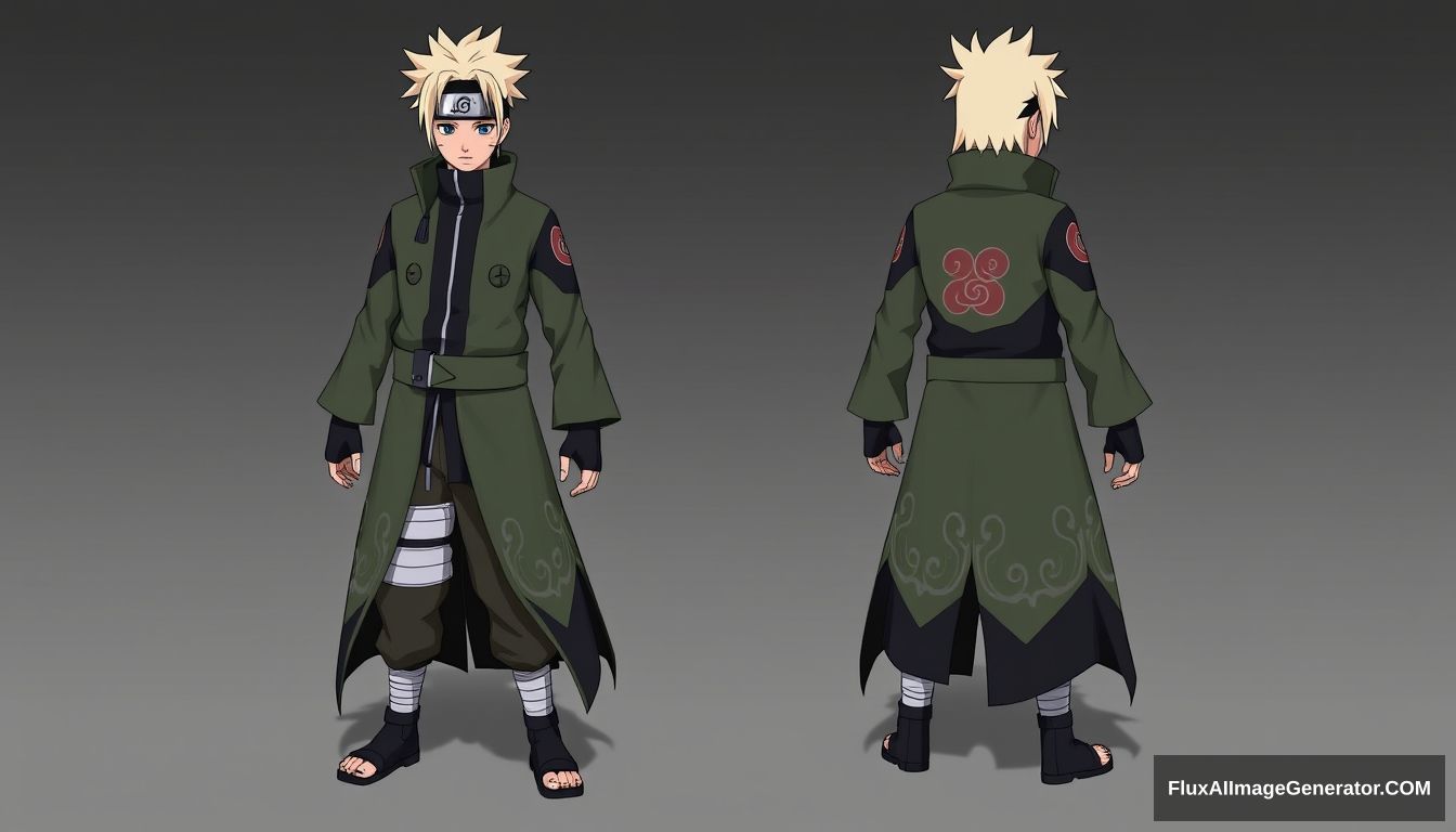 Create OC from Anime Naruto Shippuden, model design. - Image