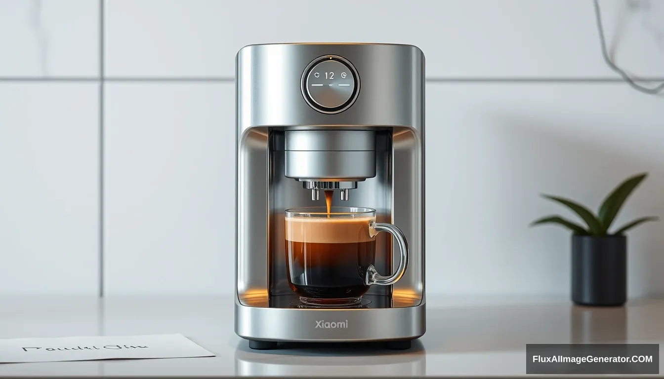 A coffee machine, beautiful, xiaomi style