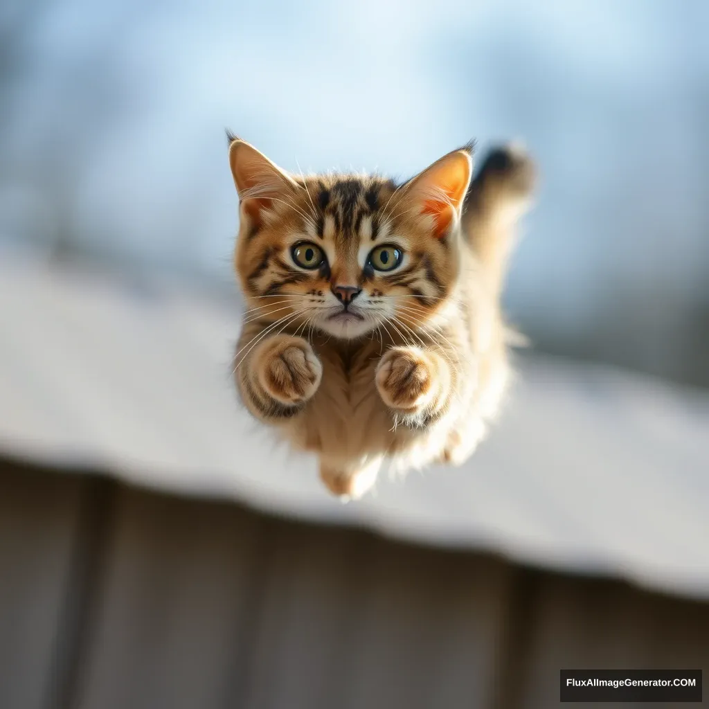 The flying cat.