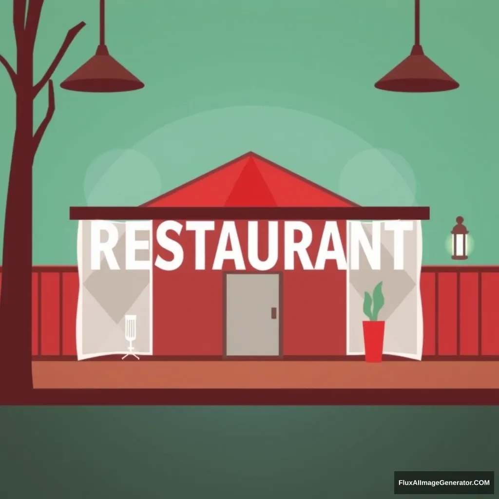 Poster design for restaurant - Image