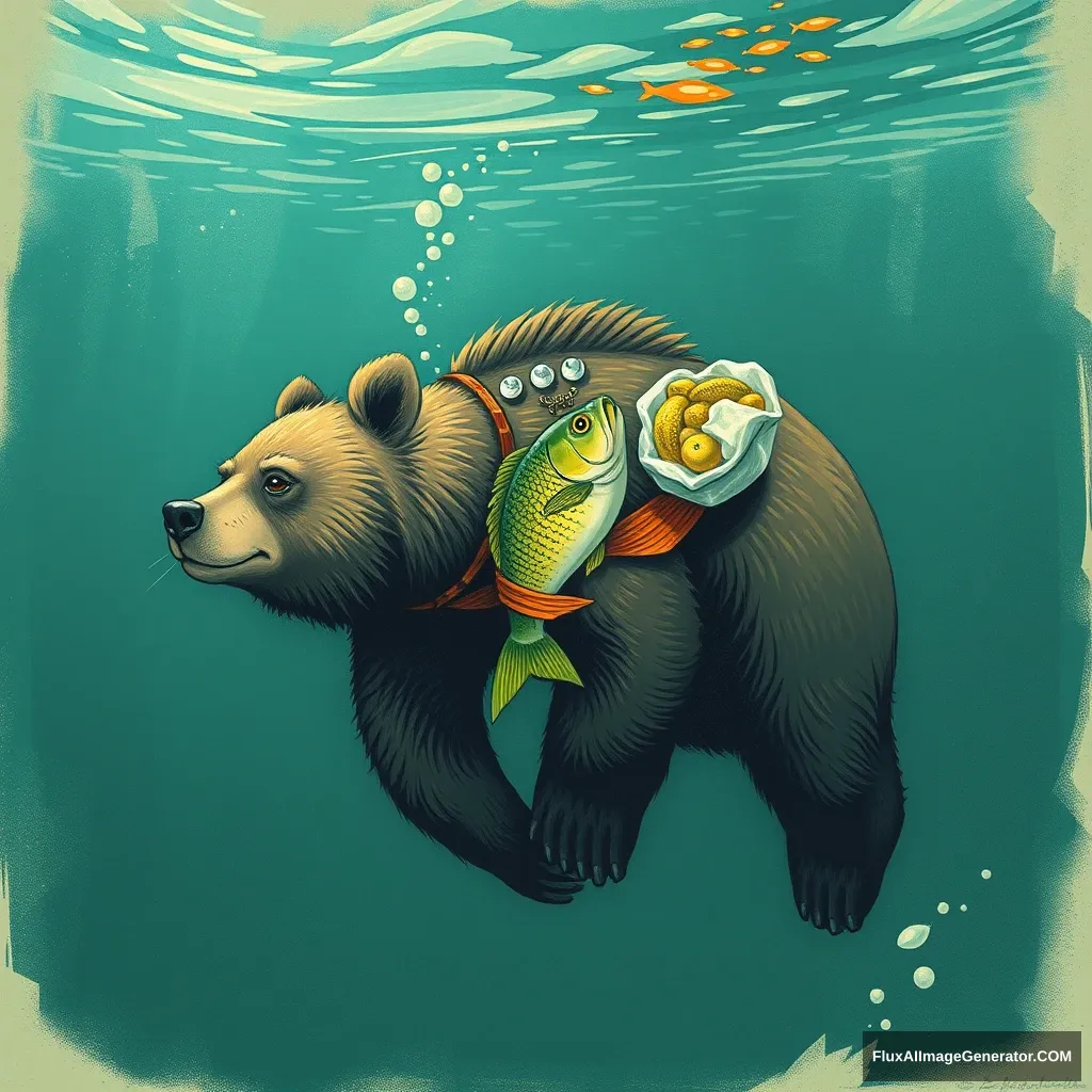 fish bear