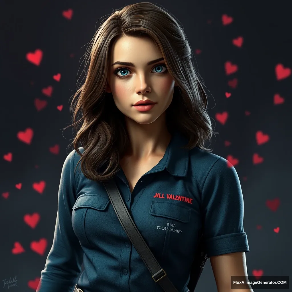 Jill Valentine in super 3D