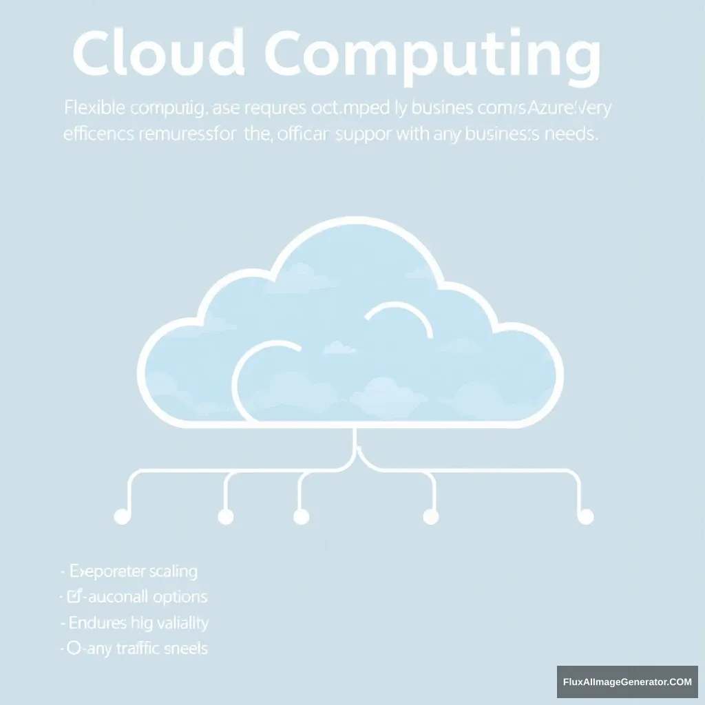 Cloud Computing  
Flexible computing resources required for business growth  
Maximize scalability and efficiency with Azure's cloud computing services. It provides computing resources that can flexibly respond to any business needs.  
Prepare for traffic surges with automatic scaling  
Offers various computing options  
Ensures high availability and reliability   - Image