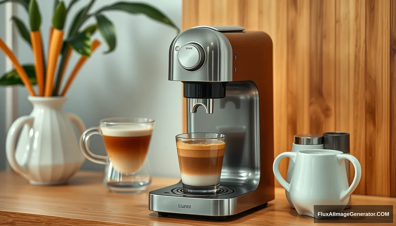 A coffee machine, beautiful, xiaomi style - Image