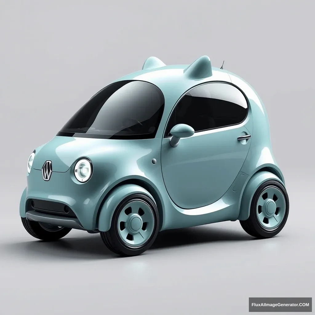 Product design for a car that resembles a dog.