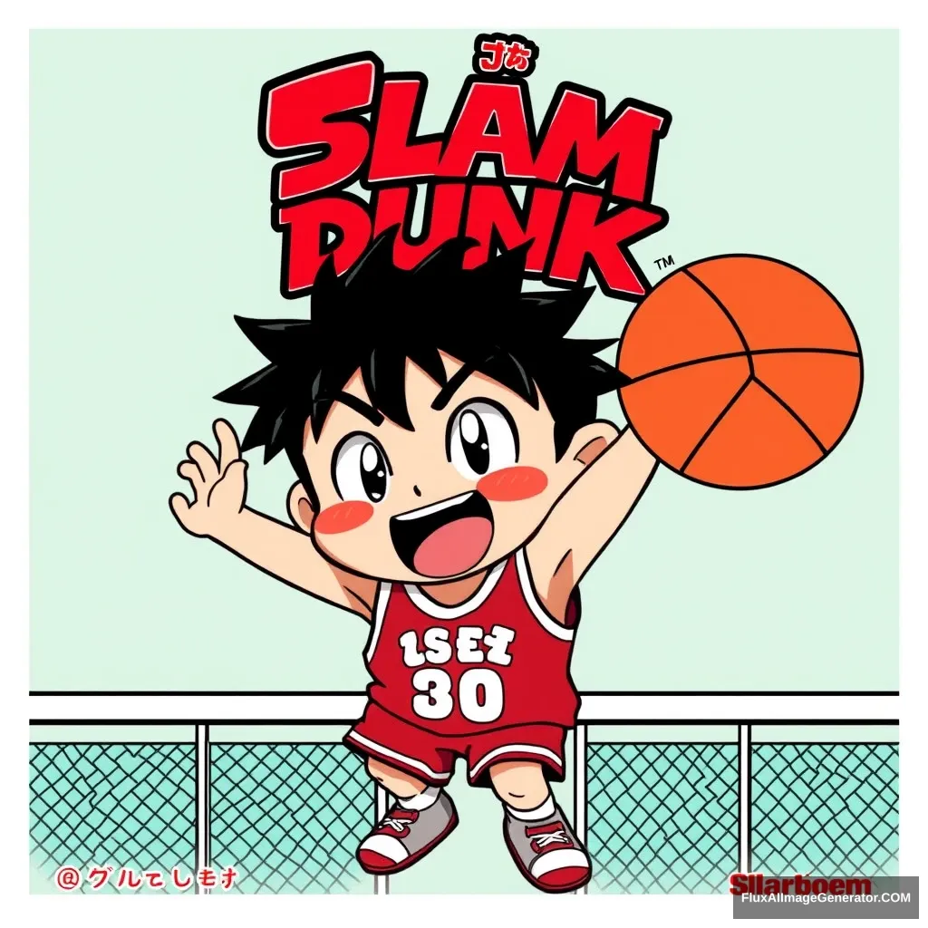 Japanese toon SLAM DUNK, SLAM DUNK