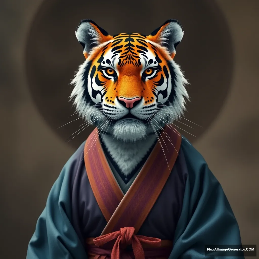 'Tiger in Hanbok'