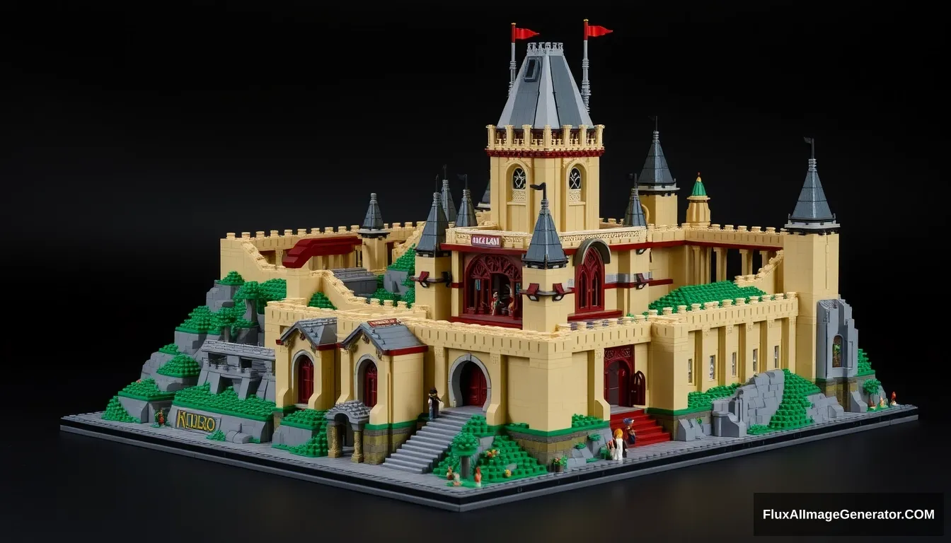 "Imaginary product image of LEGO Minas Tirith from The Lord of the Rings

Number of blocks: over 6000, Number of figures: 20

Reference products: LEGO Rivendell, LEGO Barad-dûr."