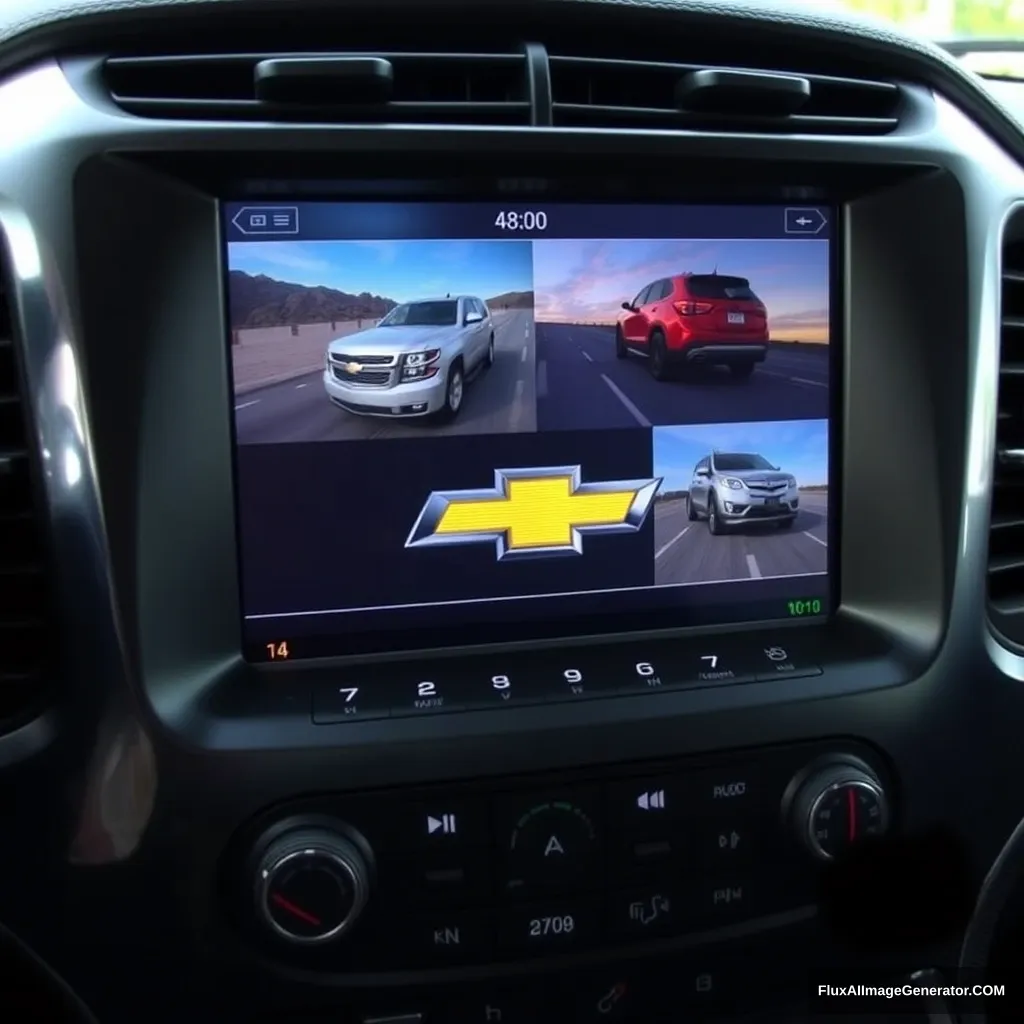 "Chevrolet Tahoe multi-image display"