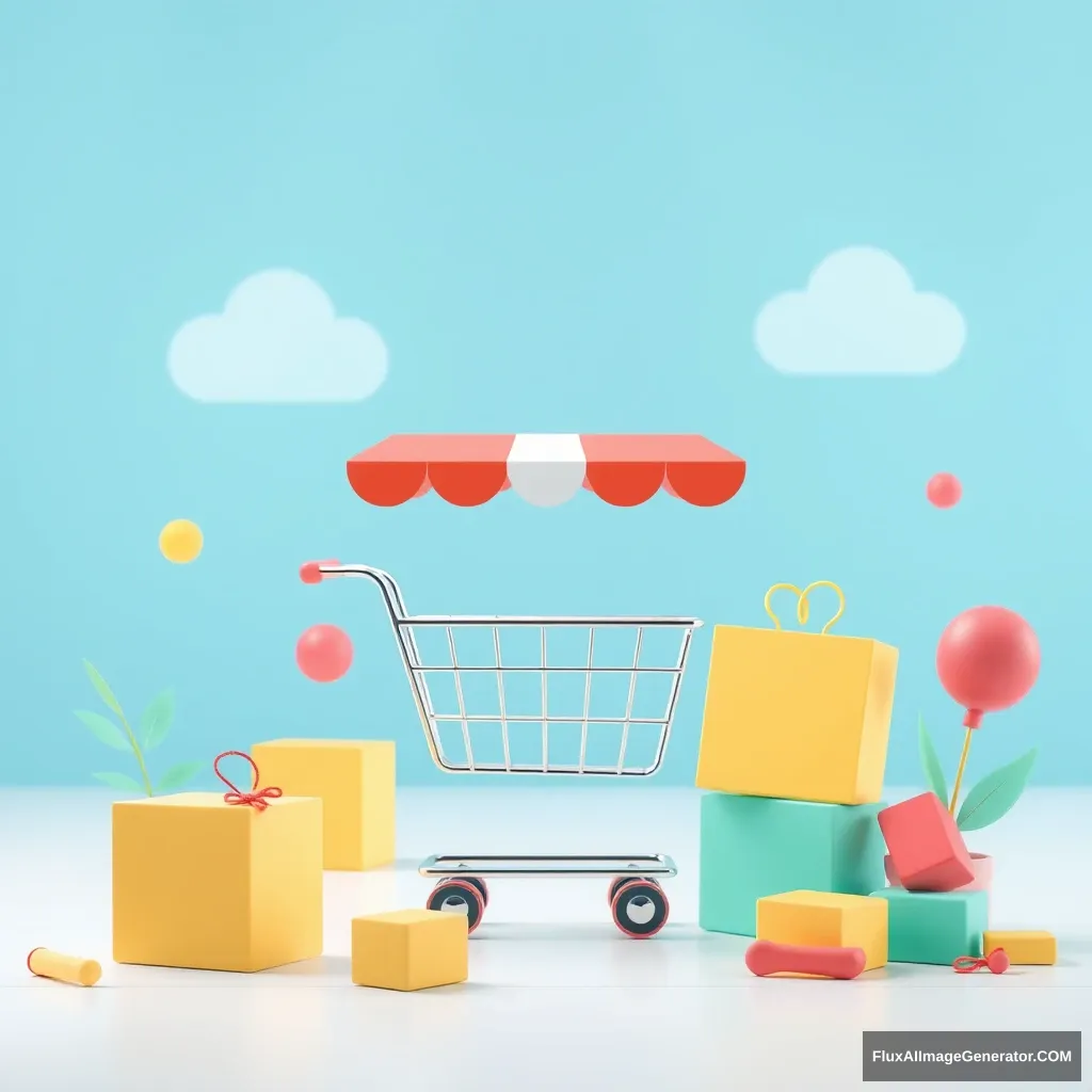 "E-commerce main image background"