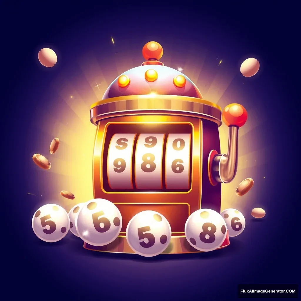 Lottery machine icon