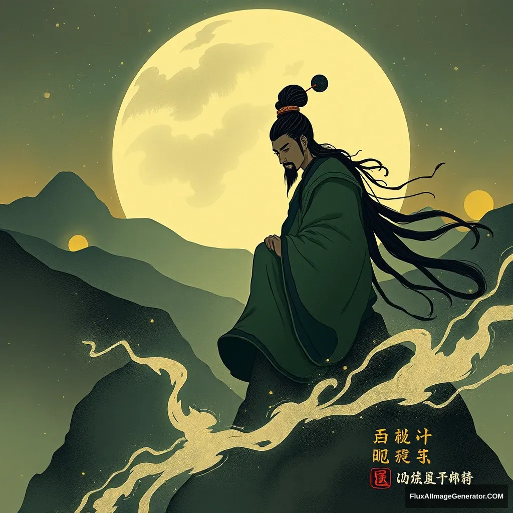 "If Heaven had not given birth to me, Li Chuangang, I would stubbornly see through the long night."