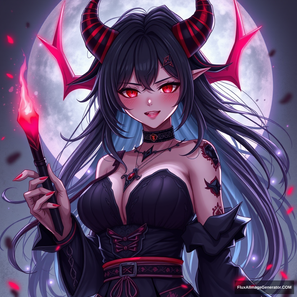 anime demon woman