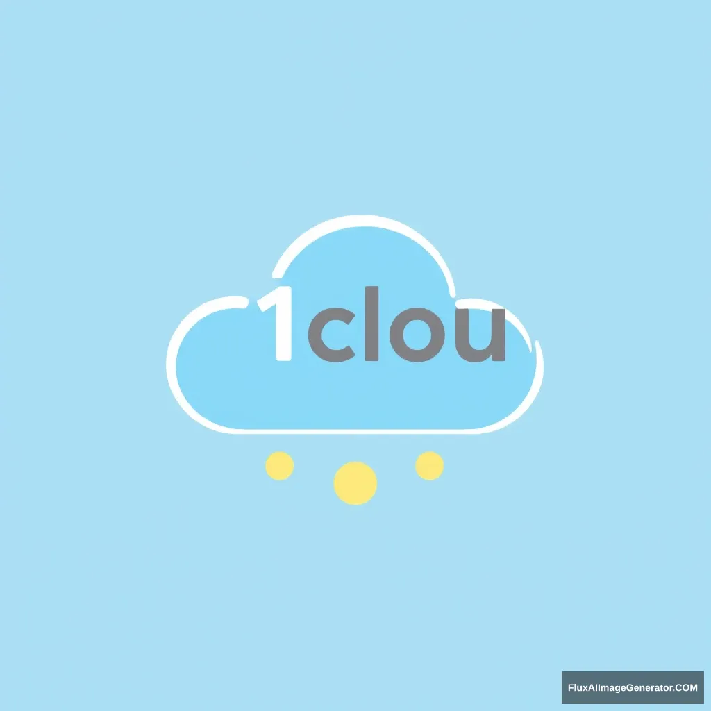 "Design a logo for 1cloud. 1cloud provides one-stop cloud services. The logo should be simpler and better express the idea of solving all cloud service needs at once. More designs needed."