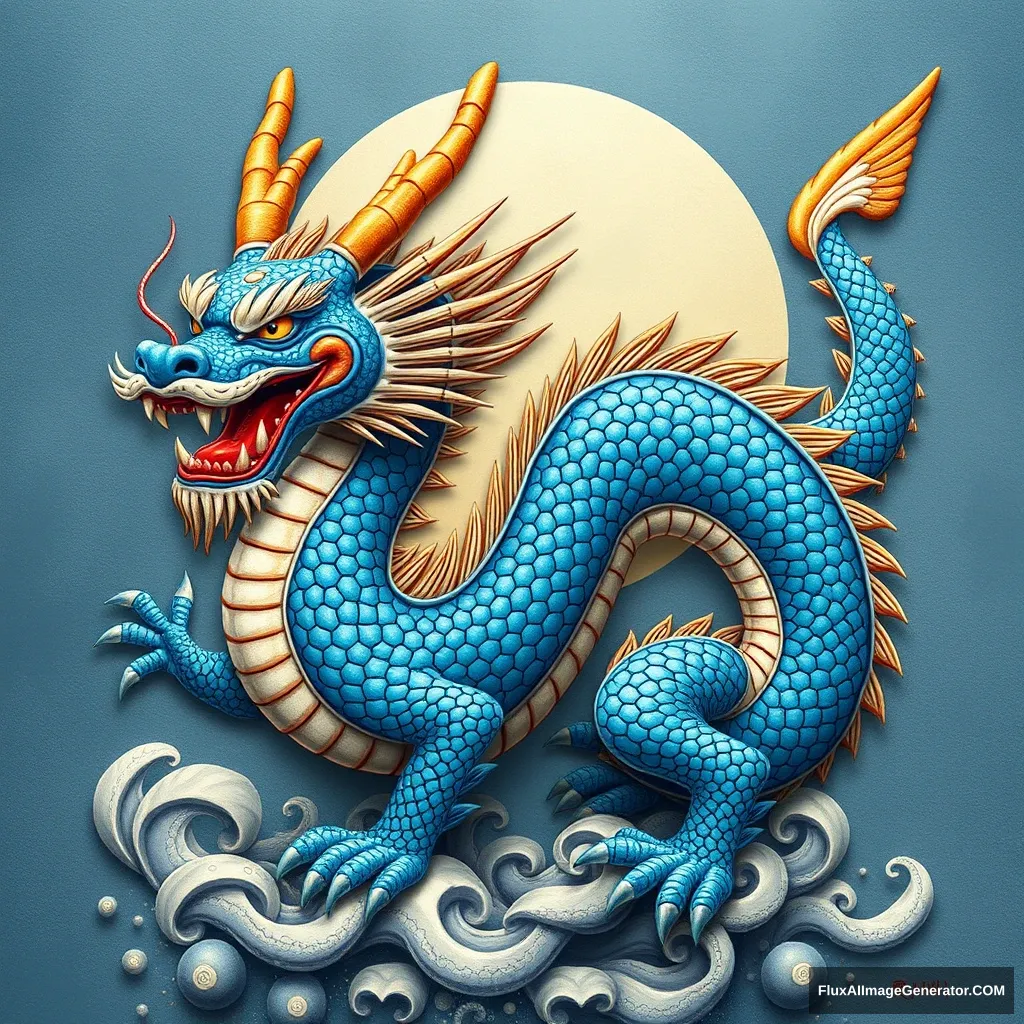 Korean blue dragon - Image