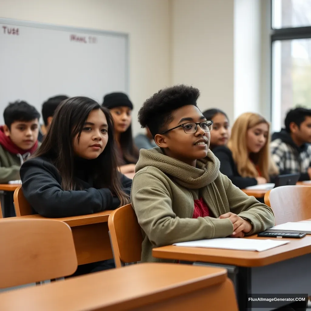 'The appearance of students in class.'