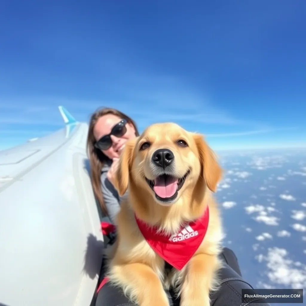 Person, airplane, dog