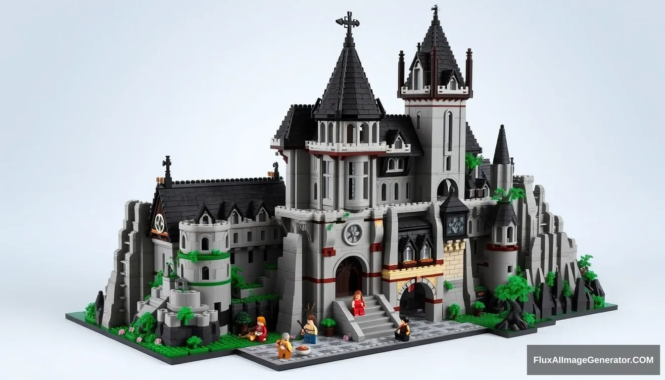 "Estimated product image of the Minas Tirith set from the LEGO The Lord of the Rings lineup

Product block count: extra large, number of figures: 20

Reference: LEGO Rivendell, LEGO Barad-dûr products." - Image