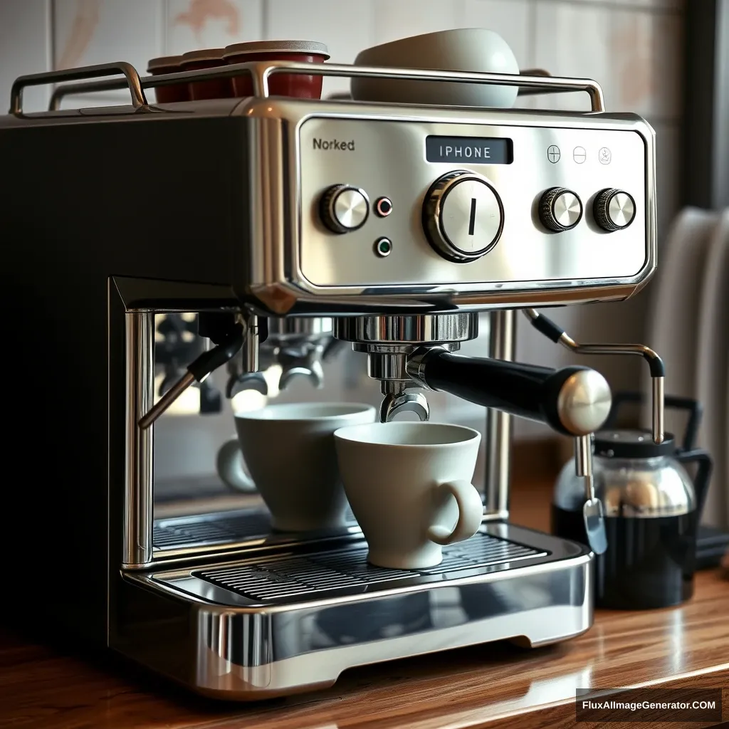 A coffee machine, beautiful.