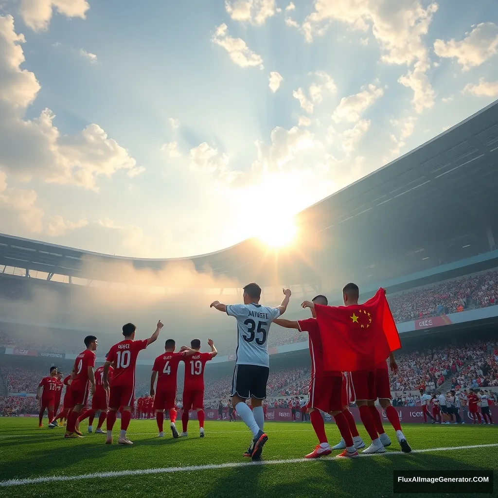 A beautiful dream, China's soccer team enters the 2026 World Cup. - Image