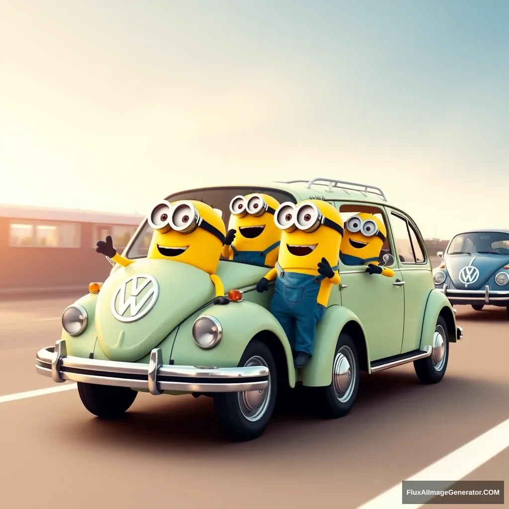 Minions in Volkswagen