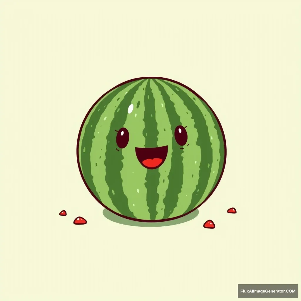 "Melon like a watermelon"