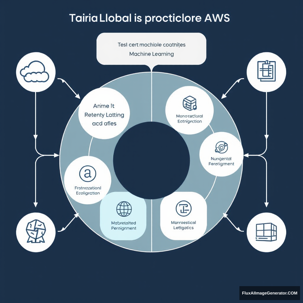 Machine learning life cycle with AWS components