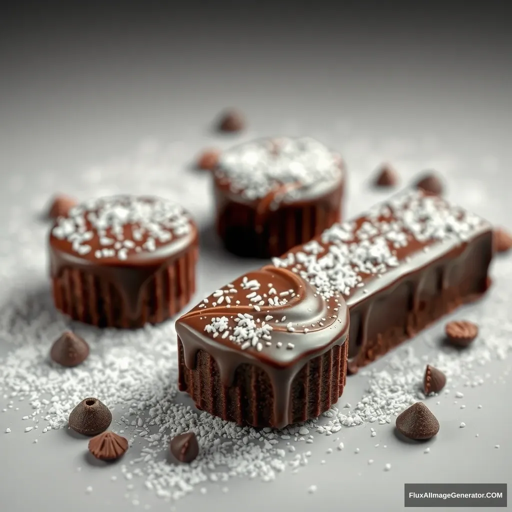 Chocolate "FLUX SCHNELL", dynamic photo