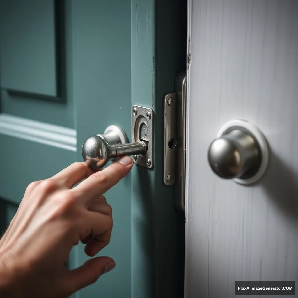 lock picking the door