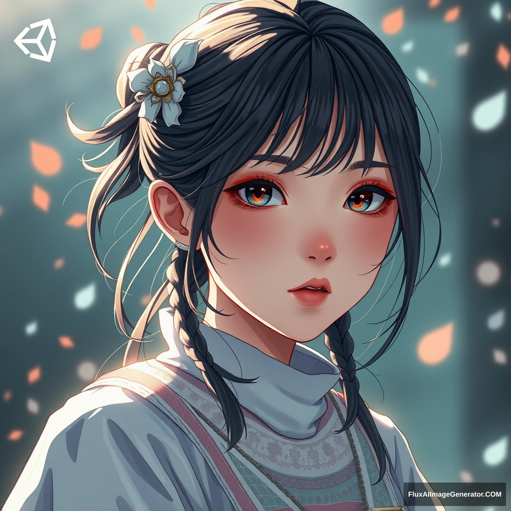 young beautiful girl, ultra detailed, official art, unity 8k wallpaper - Image