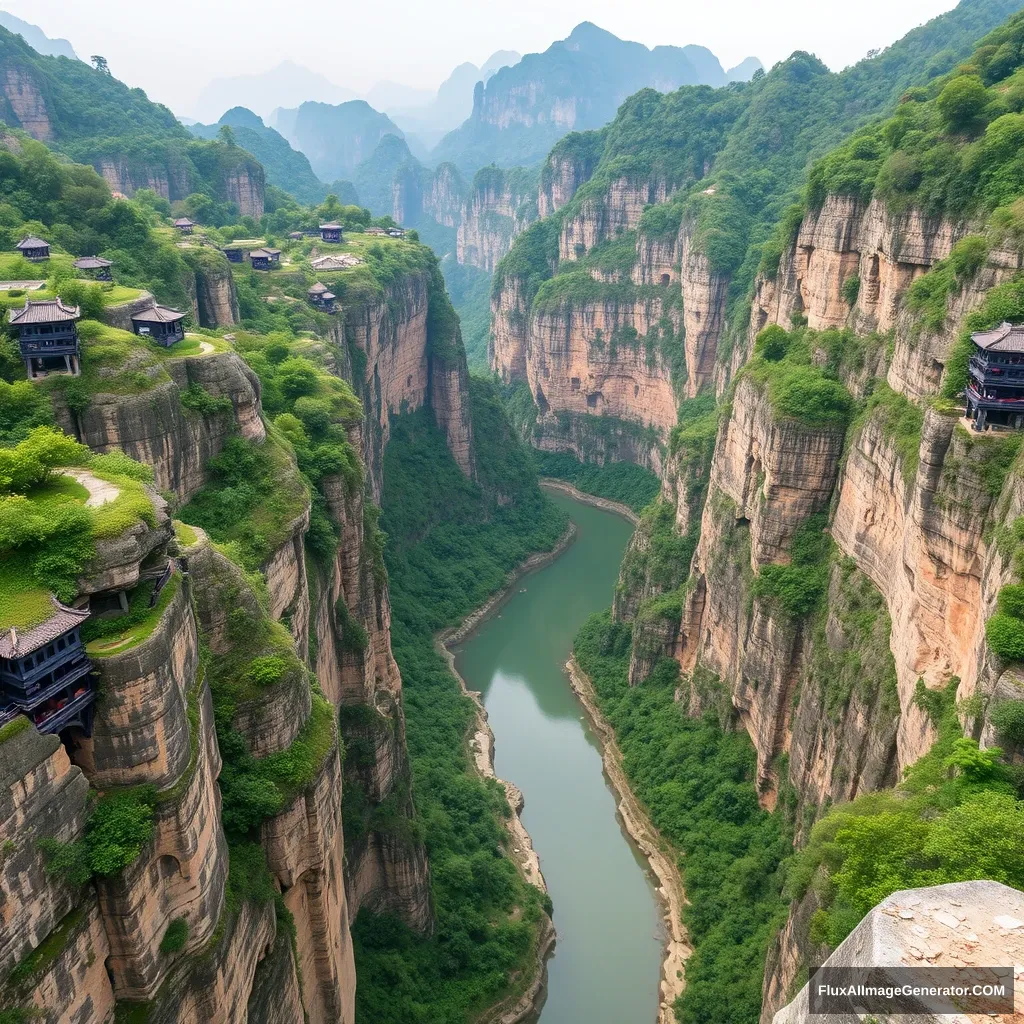 Mount Wuyi Grand Canyon in China