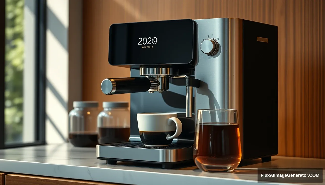 A coffee machine, beautiful, xiaomi style - Image