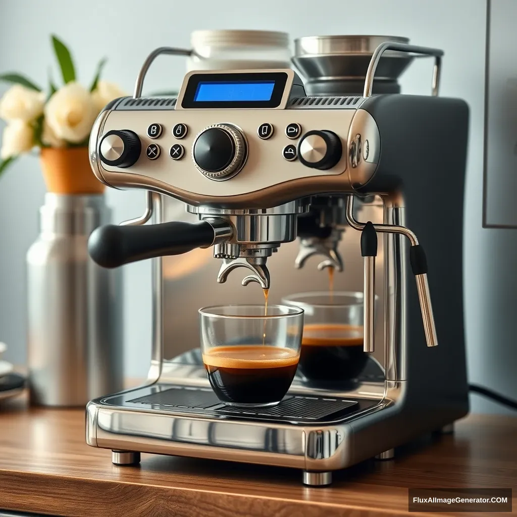 A coffee machine, beautiful. - Image