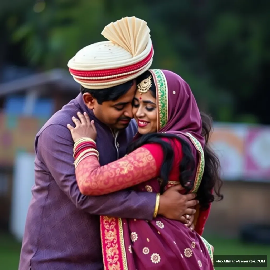 Indian Lovers hugging - Image