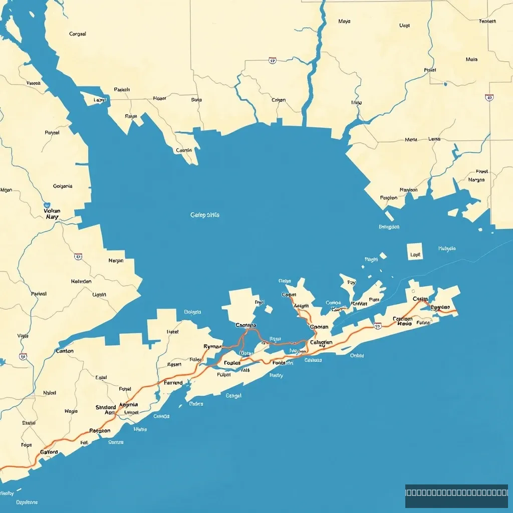 Map of Georgian Bay, Ontario