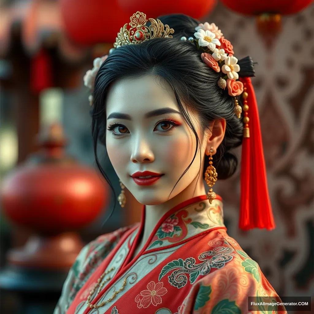 "A Chinese beauty"