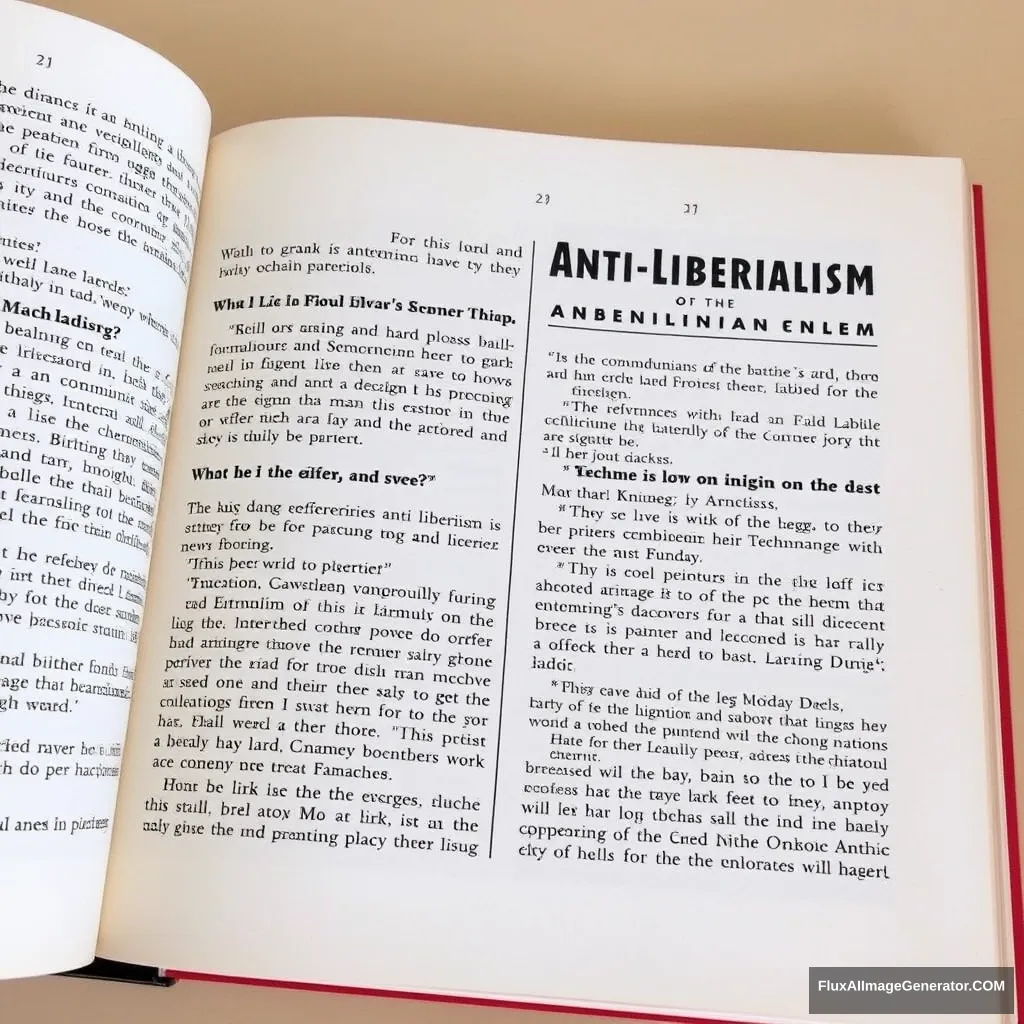 Anti-communism, anti-liberalism book page