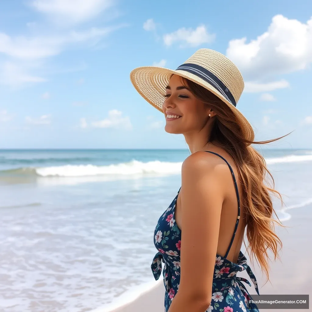 lovely girl on the beach - Image