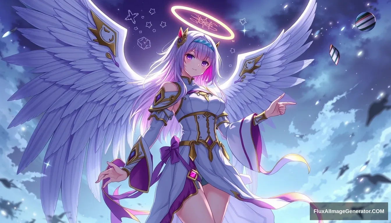 "Female Anime Archangel" - Image