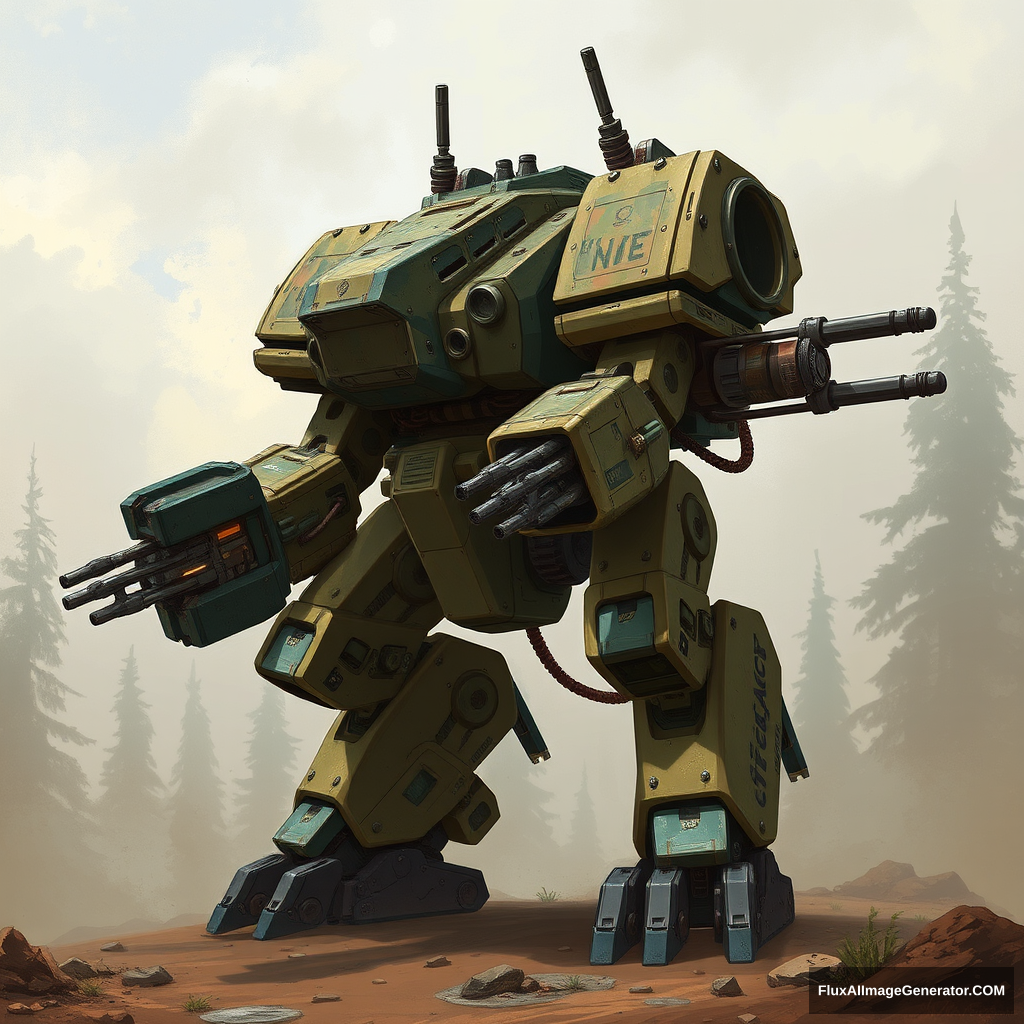 Battletech Timberwolf Mech.