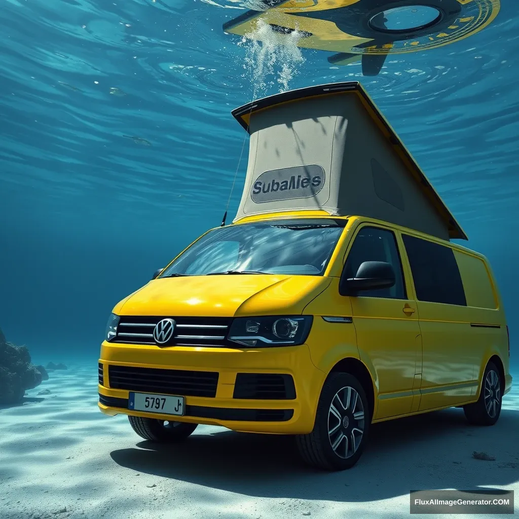 'VW California T5 yellow as a submarine' - Image