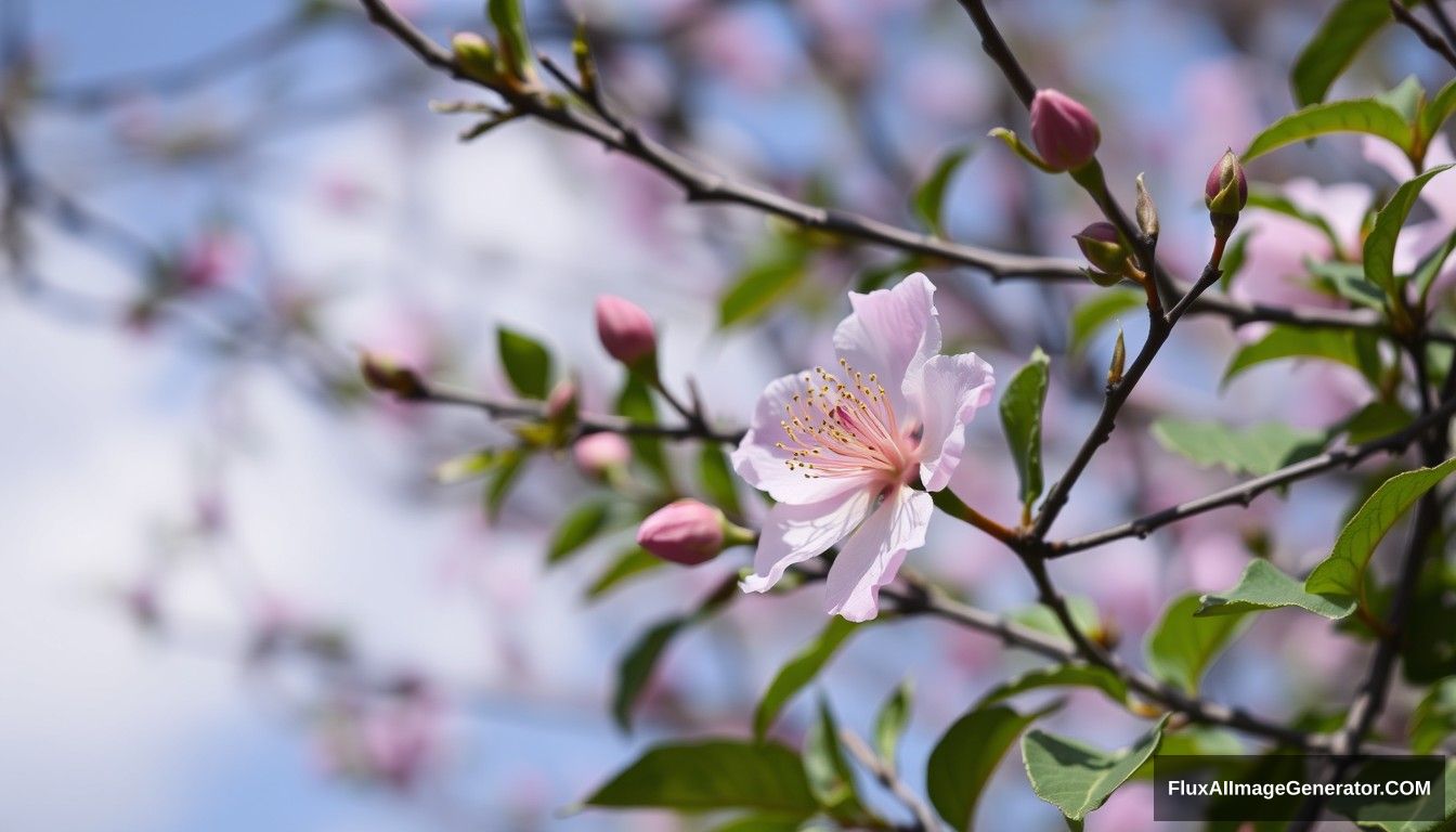 A flower in tree - Image