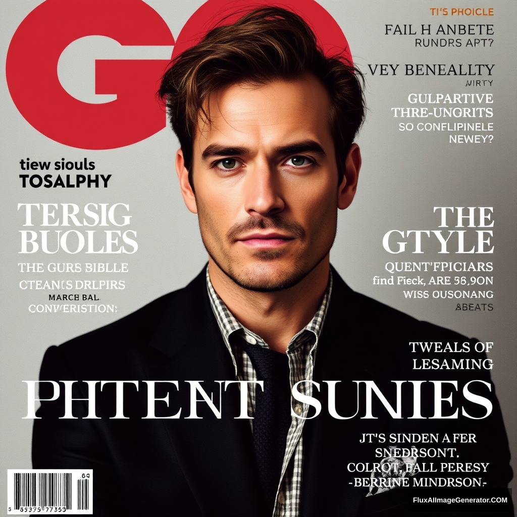 GQ magazine front cover - Image