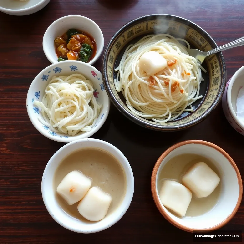 Sichuan cuisine is indeed famous for its spiciness, but there are also non-spicy options. For example, sweet water noodles, lai tangyuan, egg cakes, and leaf cakes are all snacks with mild flavors, sweet but not cloying, and they are quite popular as well. - Image