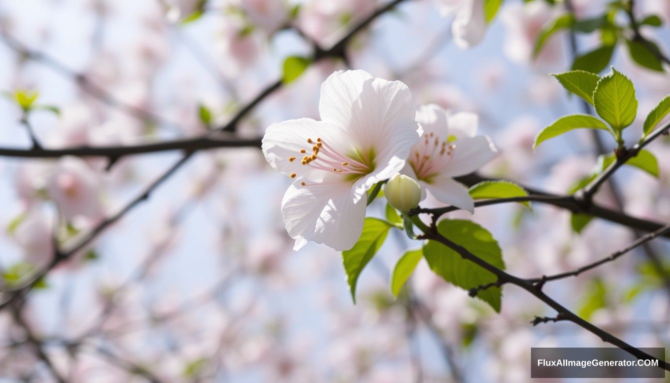 A flower in the tree - Image