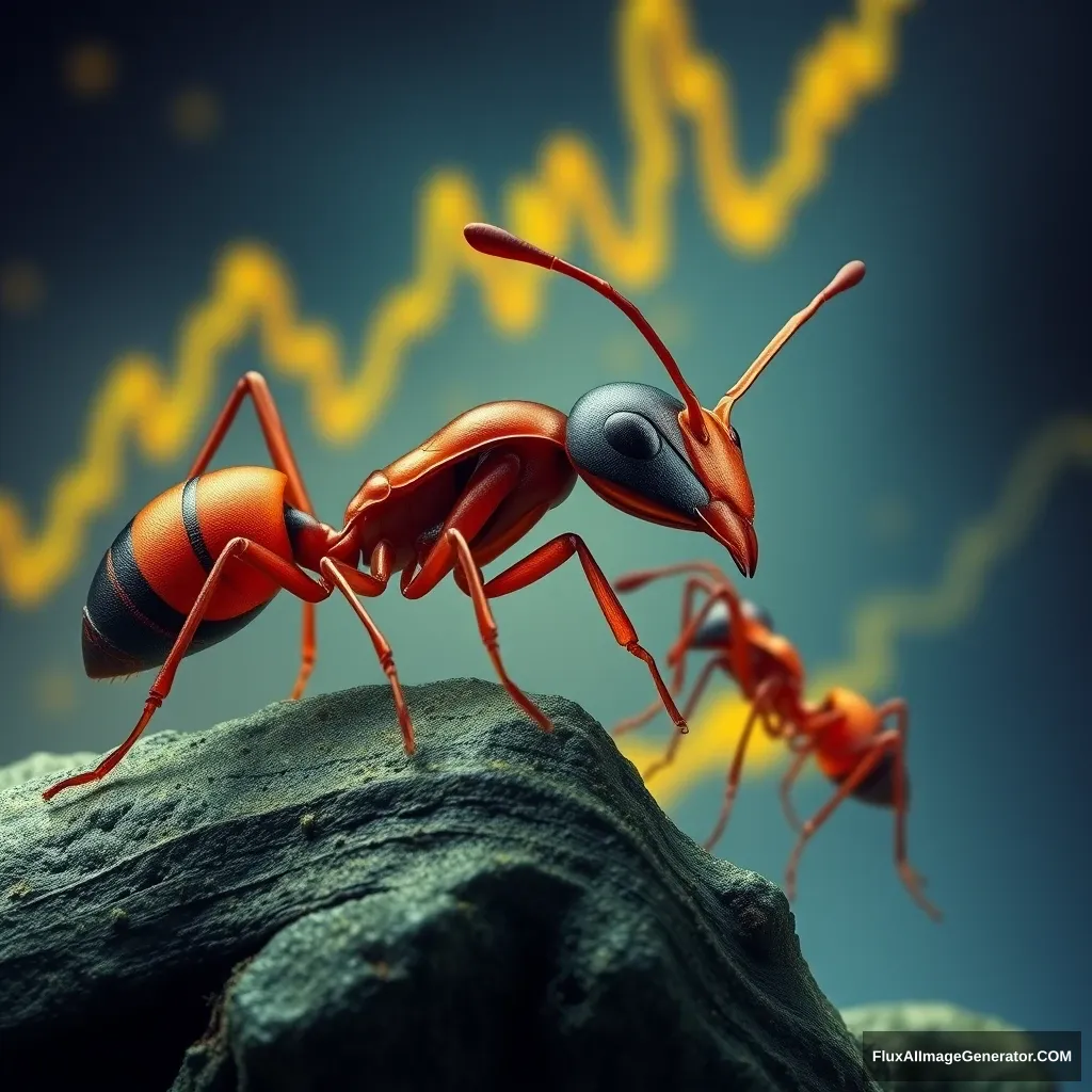 "Korean ants investing in American stocks"