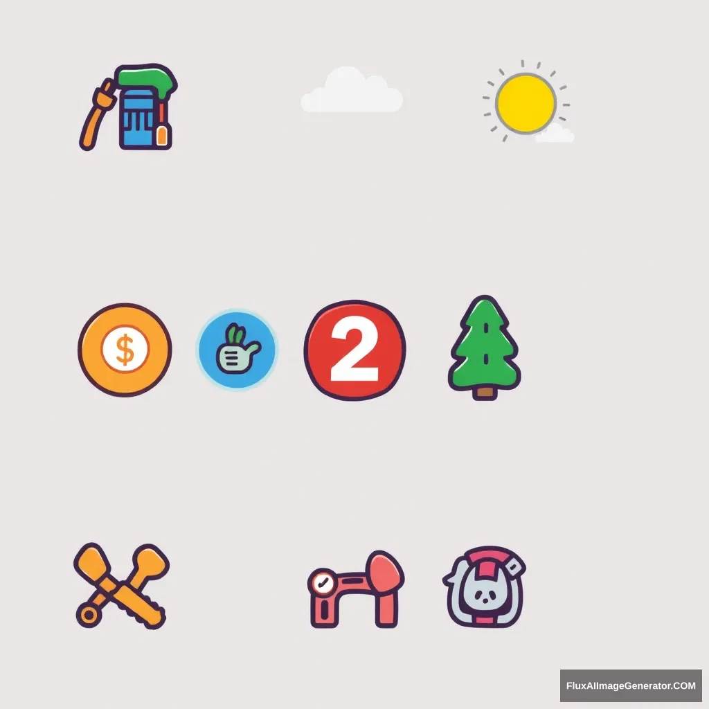 Generate cool icons for Avenue. - Image